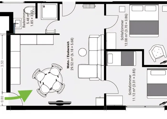 Haus Valentonio Lägenhet *